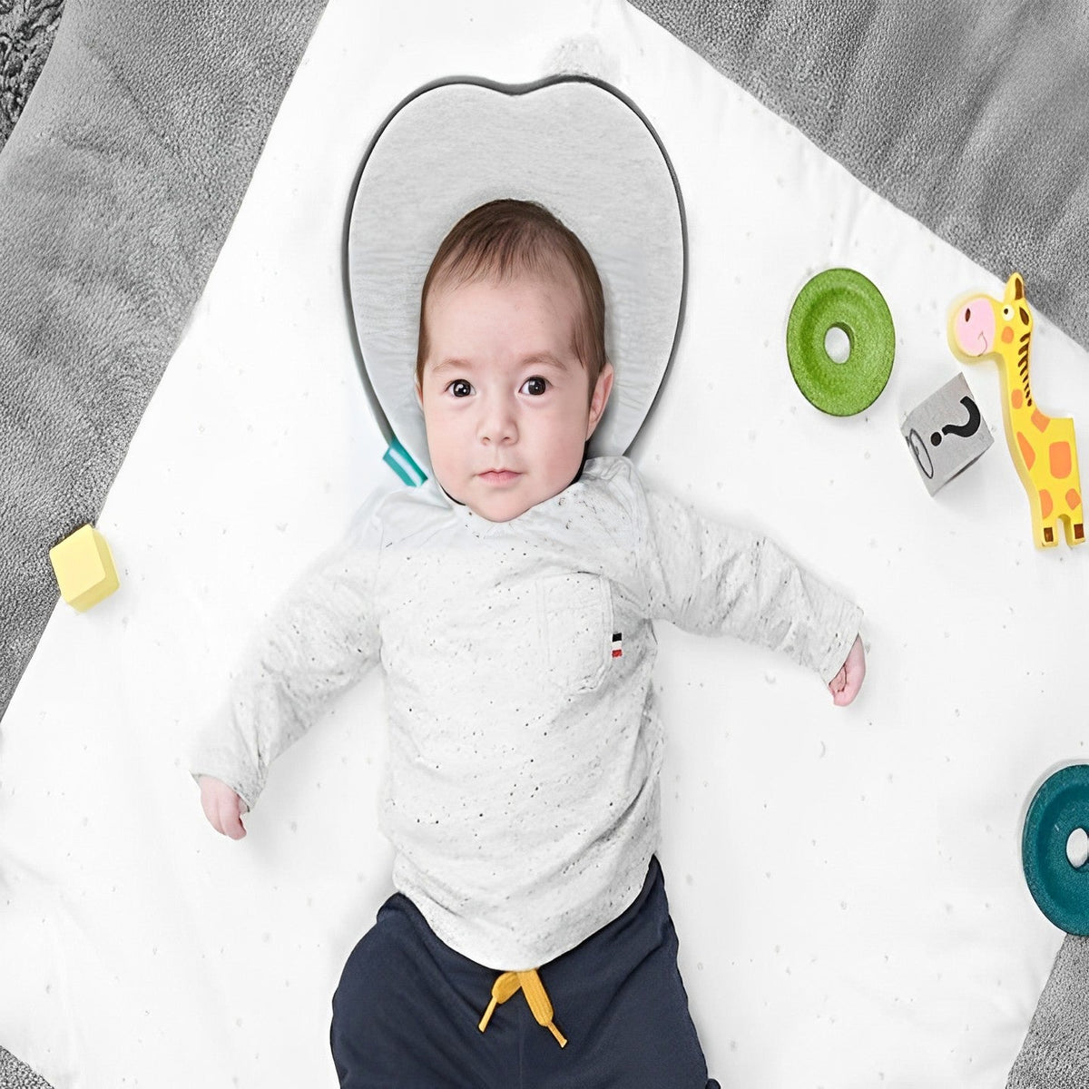 RoundHead™-Oreiller Anti Tête Plate - l'univers des bébés